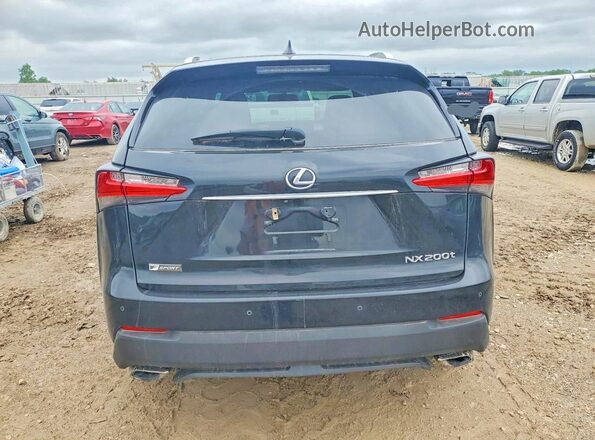 JTJBARBZ6G2066750 2016 LEXUS NX Black Widok z tyłu