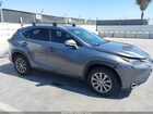 2017 Lexus Nx 200t Серый vin: JTJBARBZ6H2125670