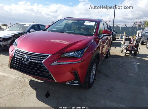 JTJBARBZ7J2174107 2018 LEXUS NX 300 Red Front left