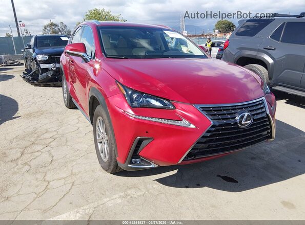 JTJBARBZ7J2174107 2018 LEXUS NX 300 Red Front right