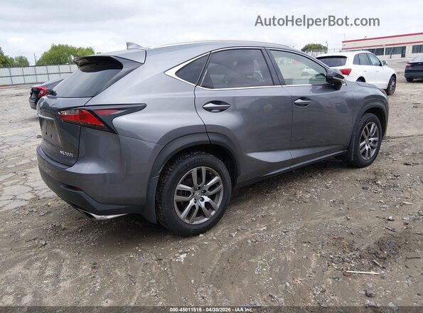 JTJBARBZ8G2046872 2016 LEXUS NX 200T Серый Задняя правая четверть