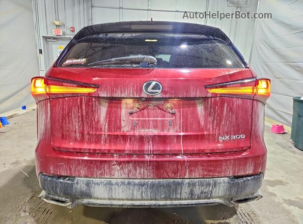 JTJBARBZ8K2181875 2019 LEXUS NX Burgundy Vista trasera