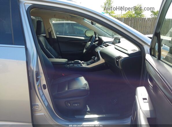 JTJBARBZ9G2054396 2016 LEXUS NX 200T Серебряный Вид салона спереди
