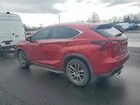 2016 Lexus Nx 200t Base Red vin: JTJBARBZ9G2057055