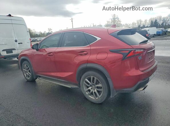 JTJBARBZ9G2057055 2016 LEXUS NX Red Задня ліва чверть