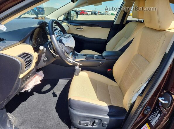 JTJBARBZ9K2202698 2019 LEXUS NX Коричневый Вид салона спереди