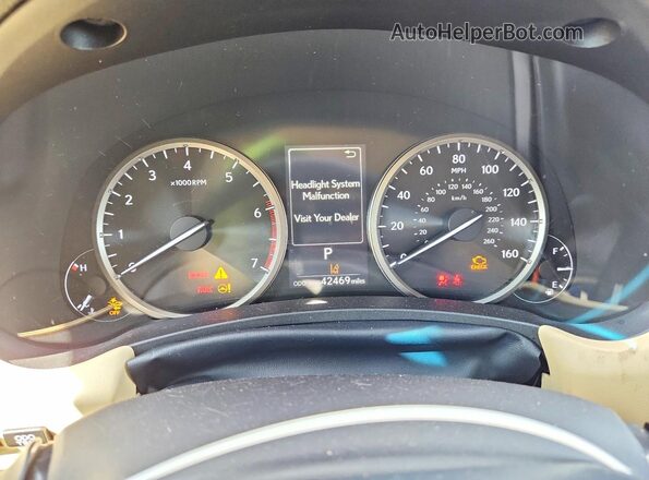 JTJBARBZ9K2202698 2019 LEXUS NX Коричневый Вид щитка приборов