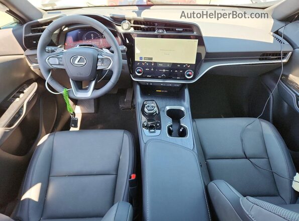 JTJBCACB1TA000619 2026 LEXUS RZ Черный Вид панели приборов