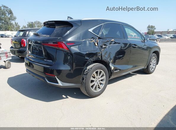 JTJBJRBZ4K2107630 2019 LEXUS NX 300H Черный Задняя правая четверть