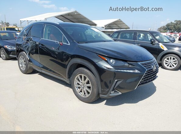 JTJBJRBZ4K2107630 2019 LEXUS NX 300H Черный Передняя правая четверть