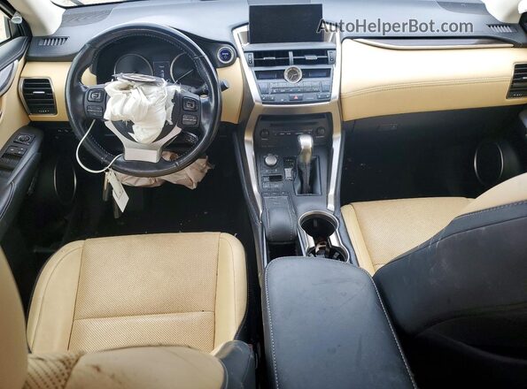 JTJBJRBZ8H2069893 2017 LEXUS NX White Առջևի վահանակի տեսք