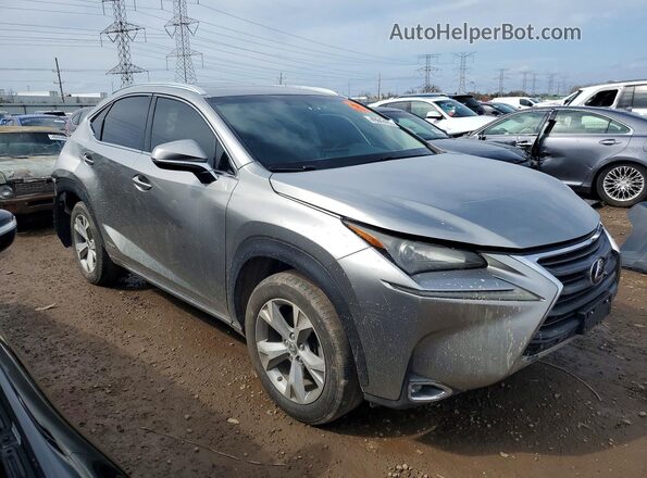 JTJBJRBZXH2063416 2017 LEXUS NX Серебряный Передняя правая четверть