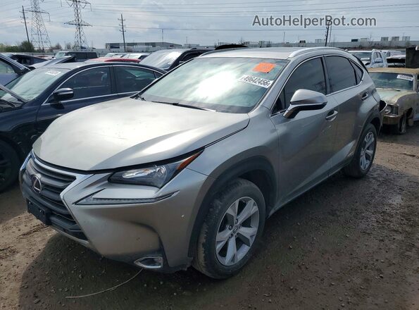 JTJBJRBZXH2063416 2017 LEXUS NX Серебряный Передняя левая четверть