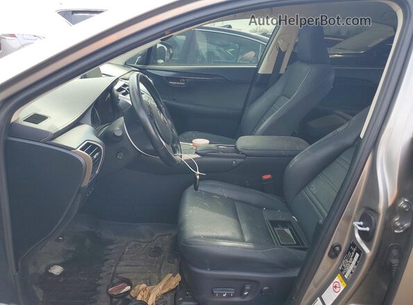 JTJBJRBZXH2063416 2017 LEXUS NX Серебряный Вид салона спереди