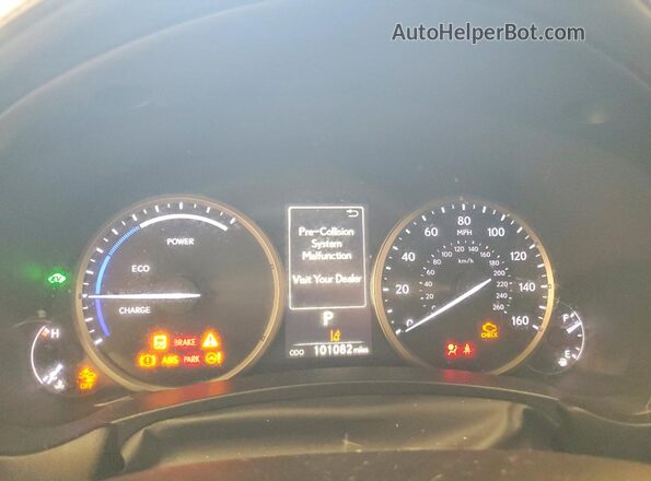 JTJBJRBZXK2114579 2019 LEXUS NX Серебряный Вид щитка приборов