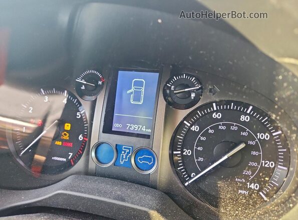JTJBM7FX4H5151395 2017 LEXUS GX Белый Вид щитка приборов