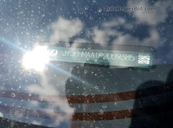 JTJCHMAA1P2009385 2023 LEXUS RX Зеленый Вид наклейки с VIN-кодом