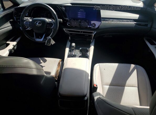 JTJCHMAA1P2009385 2023 LEXUS RX Зеленый Вид панели приборов