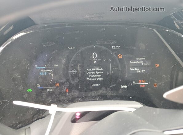 JTJCJMGA4S2031711 2025 LEXUS RX Charcoal Вид щитка приладів