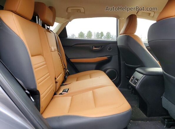JTJDARBZ0M2183583 2021 LEXUS NX Gray Widok wnętrza z tyłu