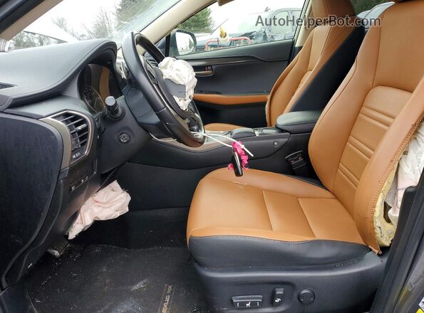 JTJDARBZ0M2183583 2021 LEXUS NX Gray Widok wnętrza z przodu