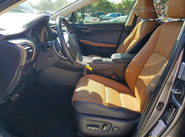 JTJDARBZ3L5004014 2020 LEXUS NX Gray წინა სალონის ხედი