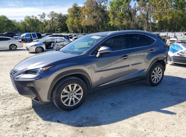 JTJDARBZ3L5004014 2020 LEXUS NX Gray წინა მარცხენა ხედი სამი მეოთხედიდან