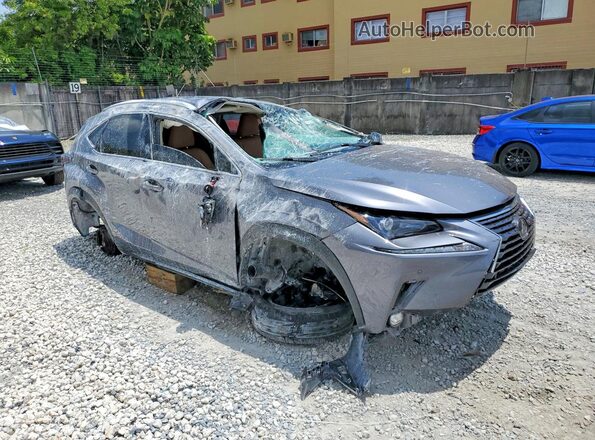 JTJDARBZ4M2196711 2021 LEXUS NX Gray Delantero derecho