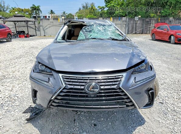JTJDARBZ4M2196711 2021 LEXUS NX Gray Vista frontal
