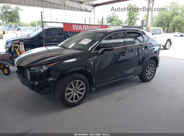 JTJDARBZ5L5001616 2020 LEXUS NX 300 Black წინა მარცხენა ხედი სამი მეოთხედიდან