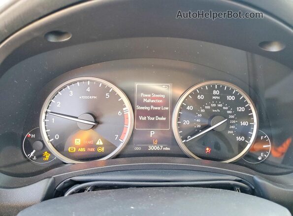 JTJDARDZ6M2247090 2021 LEXUS NX Gray Սարքավորումների վահանակի տեսք