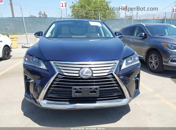 JTJDGKCA2J2004597 2018 LEXUS RX 450HL Dark Blue Вид щитка приборов