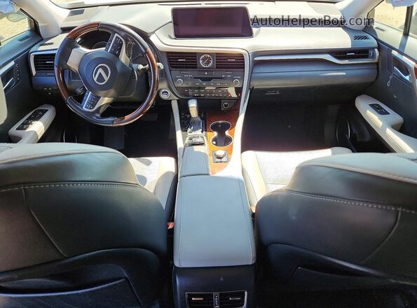 JTJDGKCA2J2005863 2018 LEXUS RX White Widok deski rozdzielczej