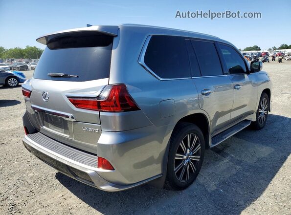 JTJDY7AX0L4320444 2020 LEXUS LX Серый Задняя правая четверть