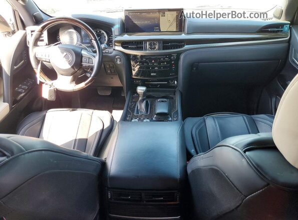 JTJDY7AX0L4320444 2020 LEXUS LX Серый Вид панели приборов