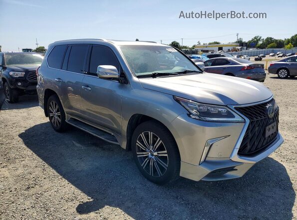 JTJDY7AX0L4320444 2020 LEXUS LX Серый Передняя правая четверть