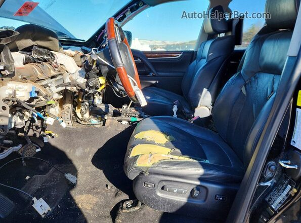 JTJDY7AX2L4320770 2020 LEXUS LX Black Front interior view