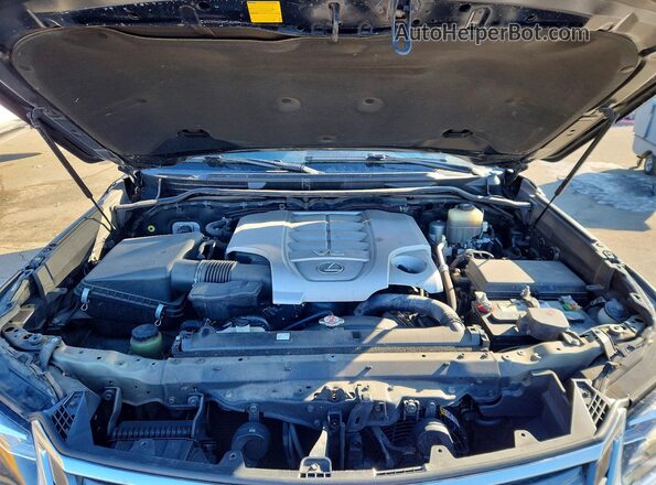 JTJDY7AX2L4320770 2020 LEXUS LX Black Engine compartment view