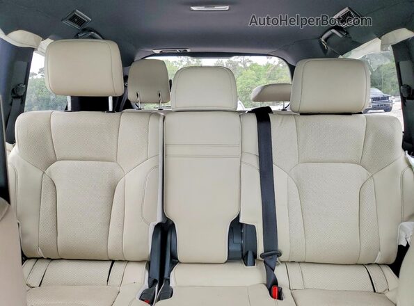 JTJDY7AX6L4326376 2020 LEXUS LX White Rear seats view