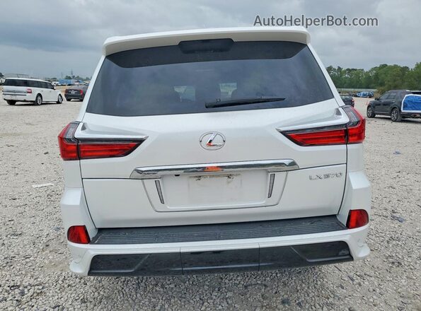 JTJDY7AX6L4326376 2020 LEXUS LX White Rear view