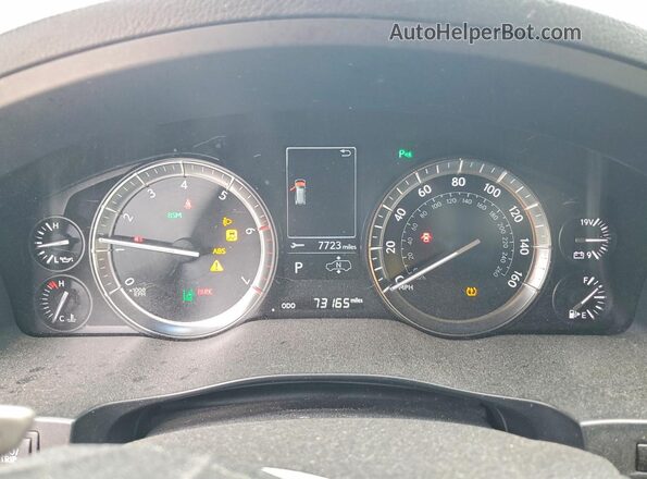 JTJDY7AX6L4326376 2020 LEXUS LX White Instrument cluster view