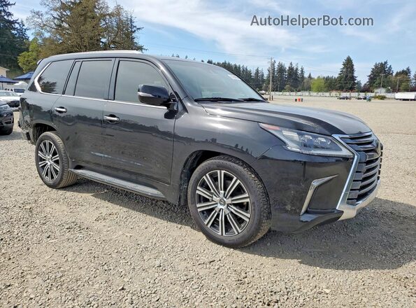 JTJFY7AX3M4335241 2021 LEXUS LX Черный Передняя правая четверть