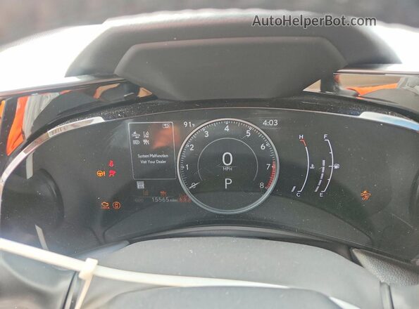 JTJGDCAZ2N5000719 2022 LEXUS NX Белый Вид щитка приборов