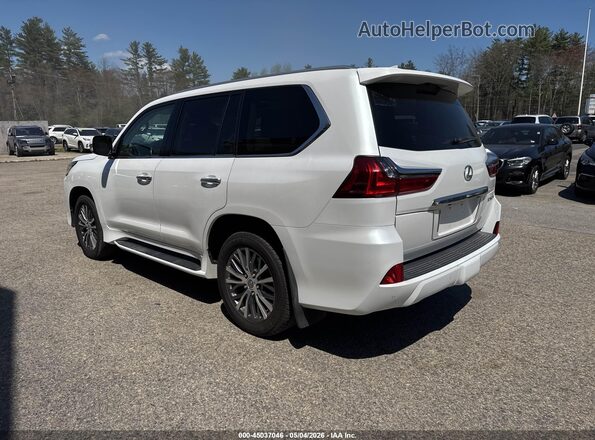 JTJHY7AX2J4263193 2018 LEXUS LX 570 White უკანა მარცხენა