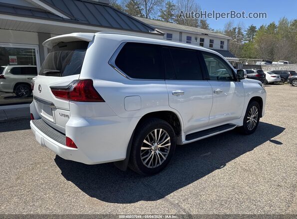 JTJHY7AX2J4263193 2018 LEXUS LX 570 White უკანა მარჯვენა