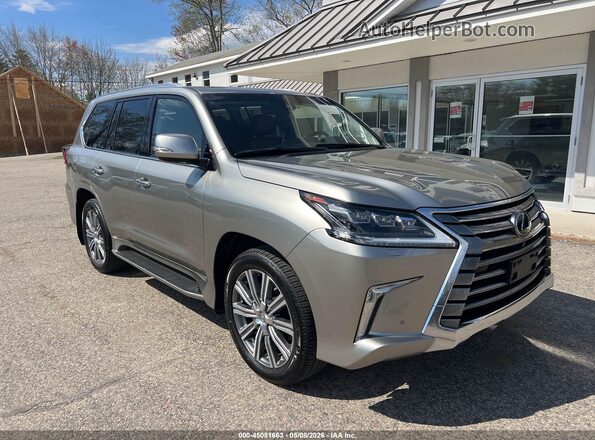 JTJHY7AX3H4246722 2017 LEXUS LX 570 Серебряный Передняя правая четверть