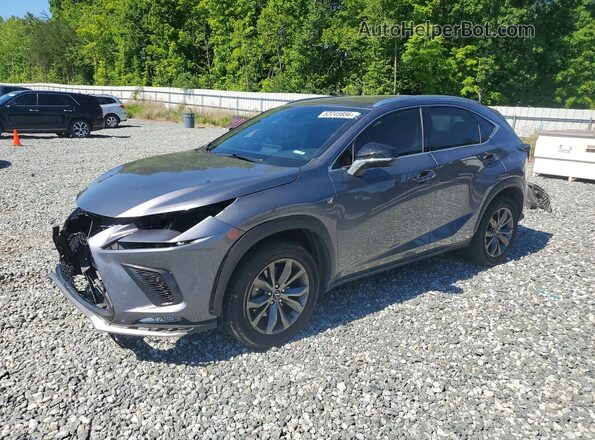 JTJSARBZ0M2201670 2021 LEXUS NX Gray Front left