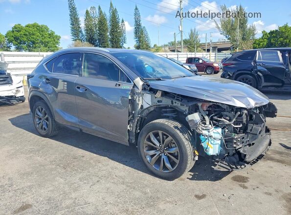 JTJSARBZ3L5009611 2020 LEXUS NX Gray Delantero derecho