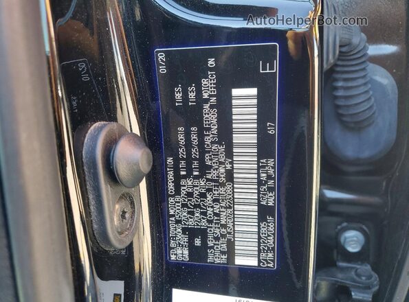 JTJSARDZ8L2230880 2020 LEXUS NX Black სალონის 360-გრადუსიანი ხედი