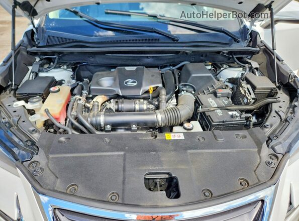JTJYARBZ0G2045872 2016 LEXUS NX White Vista del compartimento del motor